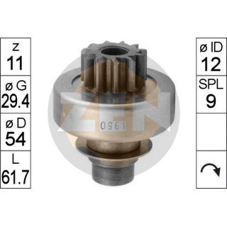 Laisvos eigos pavara, starteris ERA ZN0961