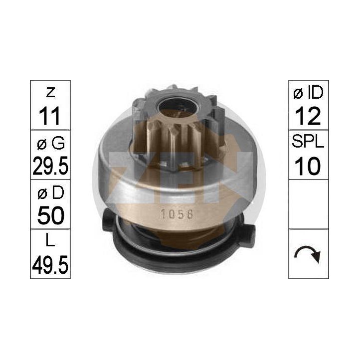 Laisvos eigos pavara, starteris ERA ZN1058