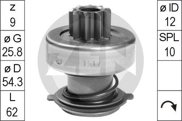 Laisvos eigos pavara, starteris ERA ZN1117