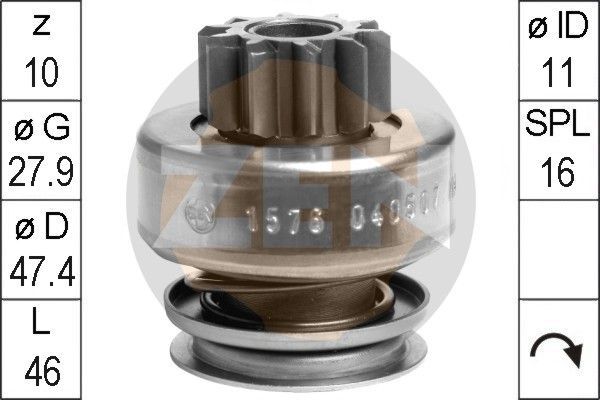 Laisvos eigos pavara, starteris ERA ZN1576