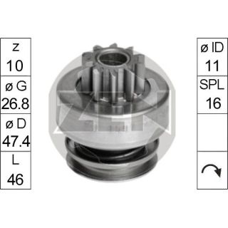 Laisvos eigos pavara, starteris ERA ZN1597
