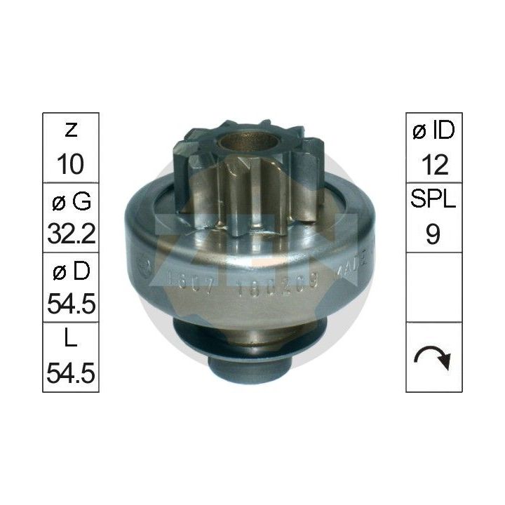 Laisvos eigos pavara, starteris ERA ZN1607
