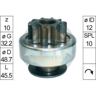 Laisvos eigos pavara, starteris ERA ZN1618