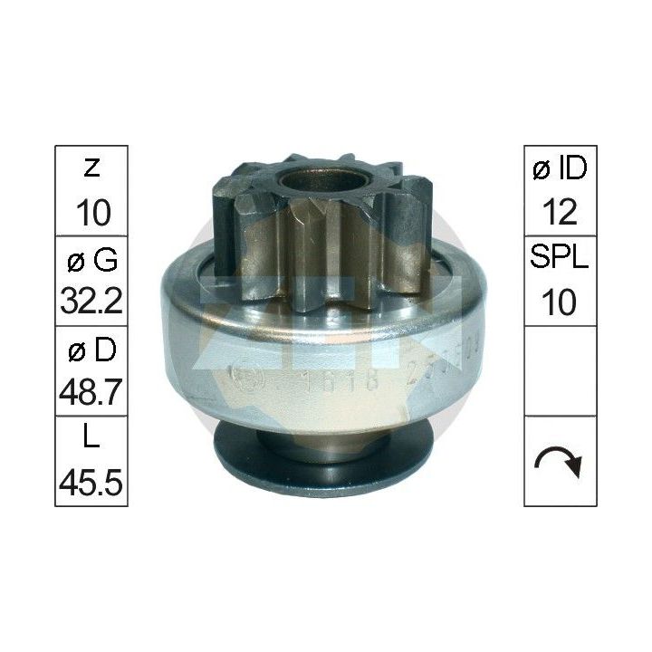 Laisvos eigos pavara, starteris ERA ZN1618