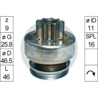 Laisvos eigos pavara, starteris ERA ZN1619