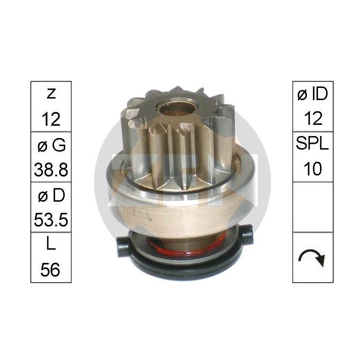 Laisvos eigos pavara, starteris ERA ZN1642