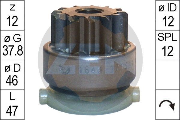 Laisvos eigos pavara, starteris ERA ZN1646