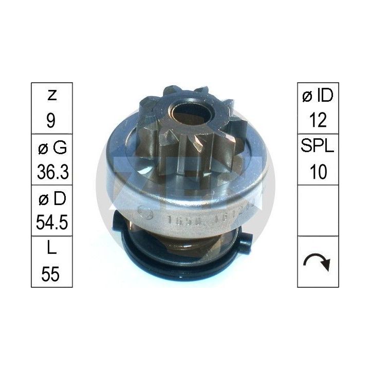 Laisvos eigos pavara, starteris ERA ZN1650