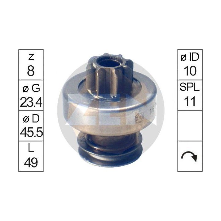 Laisvos eigos pavara, starteris ERA ZN1674