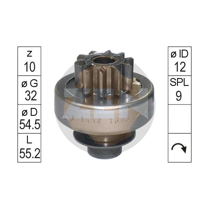 Laisvos eigos pavara, starteris ERA ZN1692