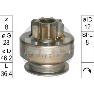 Laisvos eigos pavara, starteris ERA ZN1706