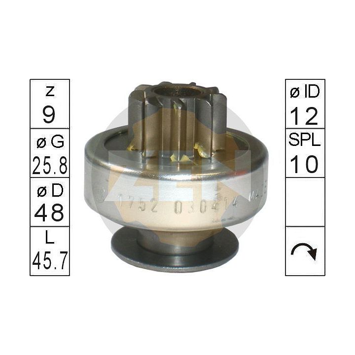 Laisvos eigos pavara, starteris ERA ZN1752