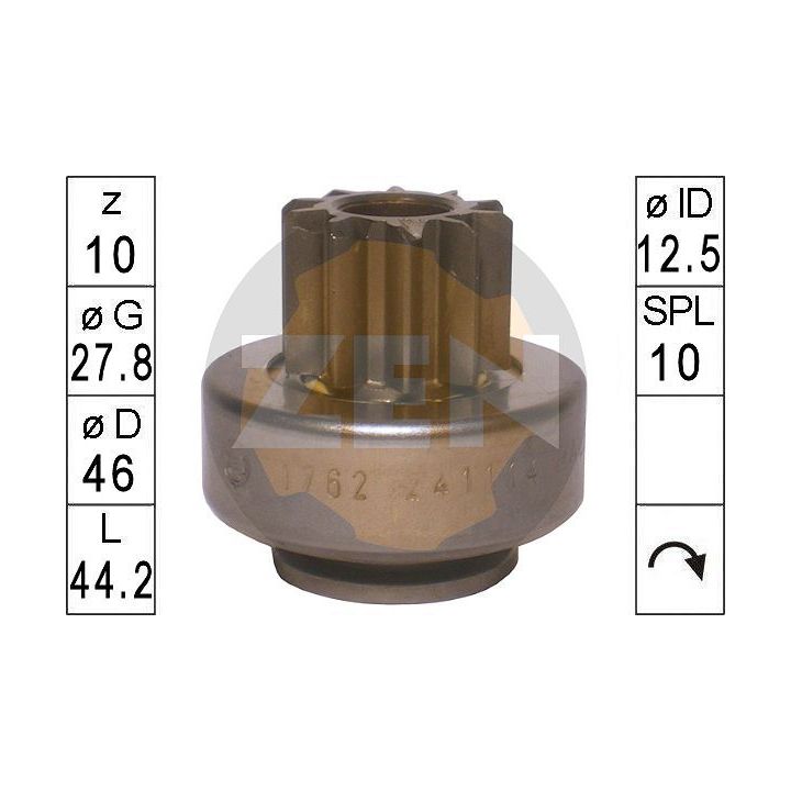 Laisvos eigos pavara, starteris ERA ZN1762