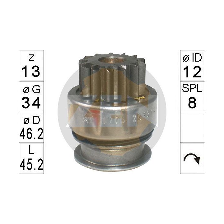 Laisvos eigos pavara, starteris ERA ZN1774