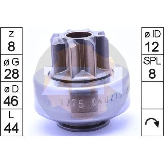 Laisvos eigos pavara, starteris ERA ZN1775