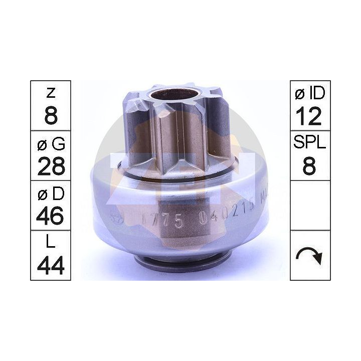 Laisvos eigos pavara, starteris ERA ZN1775