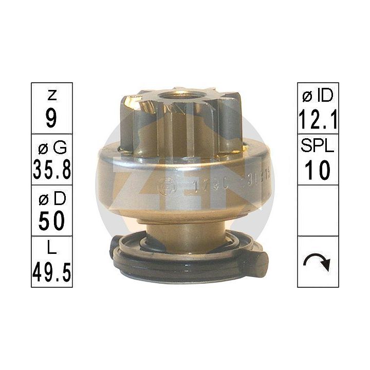 Laisvos eigos pavara, starteris ERA ZN1790