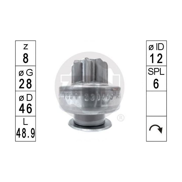 Laisvos eigos pavara, starteris ERA ZN1800