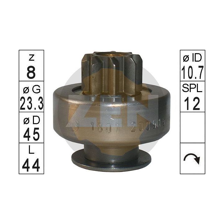 Laisvos eigos pavara, starteris ERA ZN1801