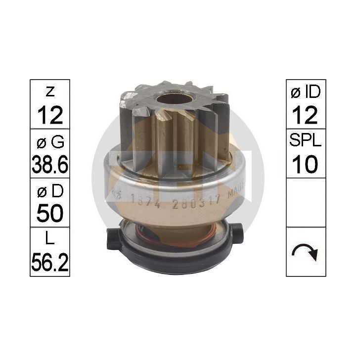 Laisvos eigos pavara, starteris ERA ZN1874