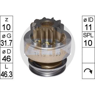 Laisvos eigos pavara, starteris ERA ZN1899