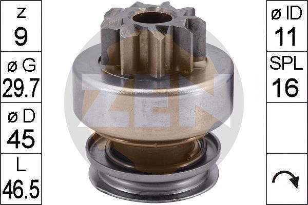 Laisvos eigos pavara, starteris ERA ZN1927