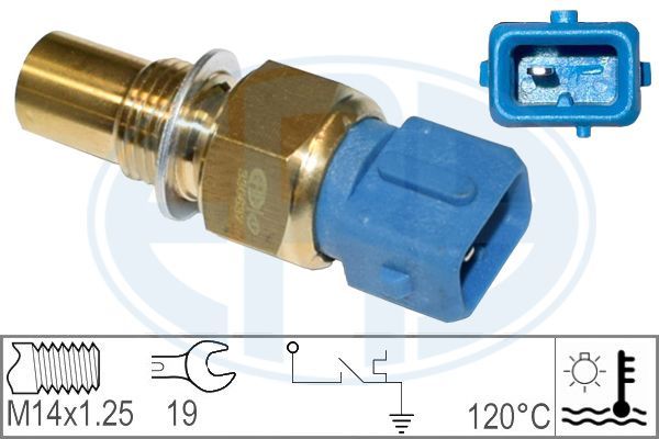 Temperatūros jungiklis, aušinimo skysčio įspėjimo lemputė ERA 330637