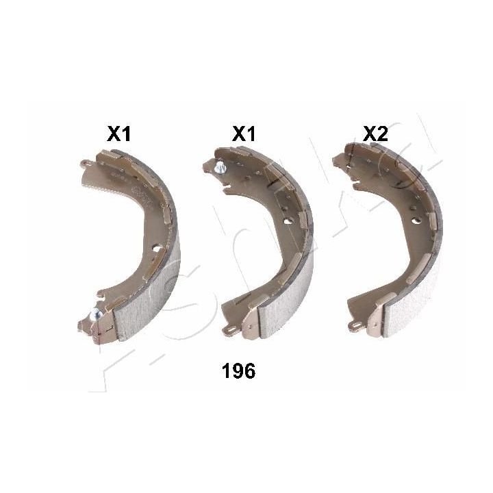 Stabdžių trinkelių komplektas ASHIKA 55-01-196