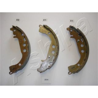 Stabdžių trinkelių komplektas ASHIKA 55-02-204