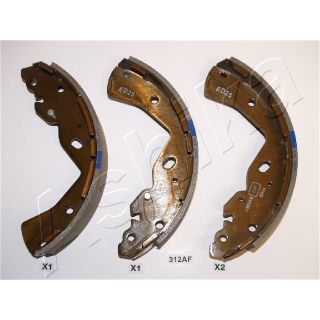 Stabdžių trinkelių komplektas ASHIKA 55-03-312