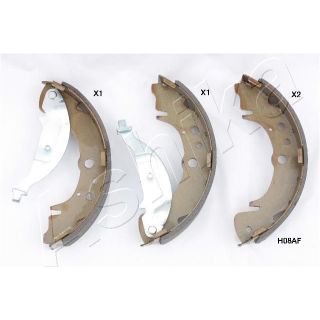 Stabdžių trinkelių komplektas ASHIKA 55-0H-H08