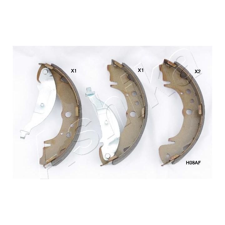 Stabdžių trinkelių komplektas ASHIKA 55-0H-H08