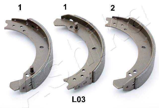 Stabdžių trinkelių komplektas ASHIKA 55-0L-L03