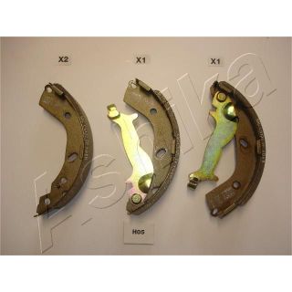 Stabdžių trinkelių komplektas ASHIKA 55-H0-005