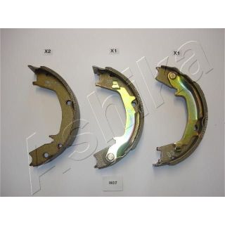 Stabdžių trinkelių komplektas ASHIKA 55-H0-007