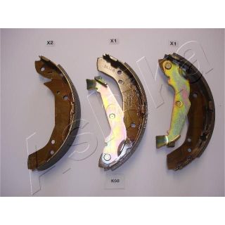 Stabdžių trinkelių komplektas ASHIKA 55-K0-008