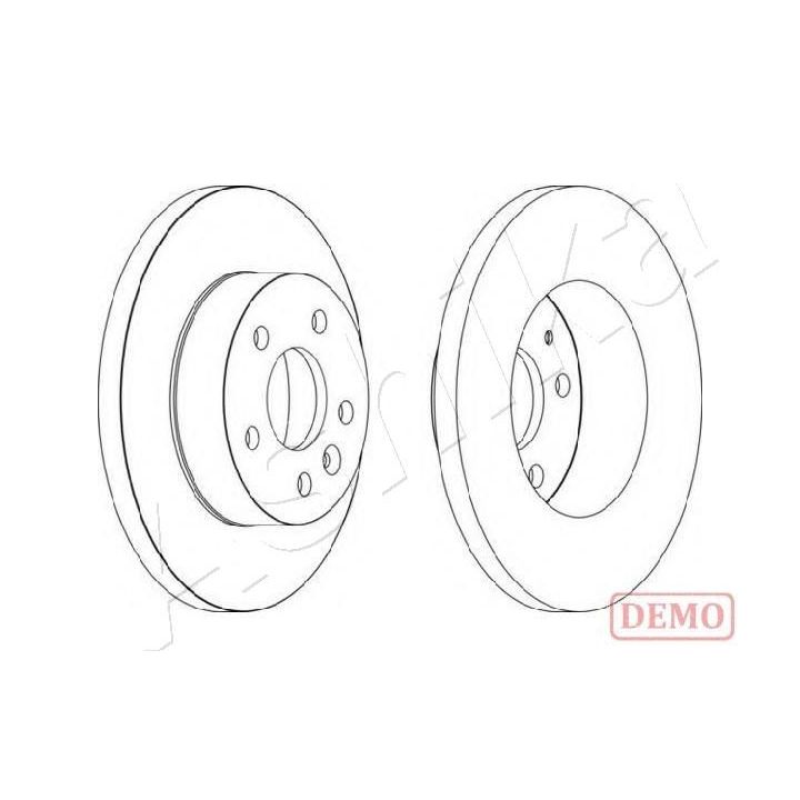 Stabdžių diskas ASHIKA 60-00-056C