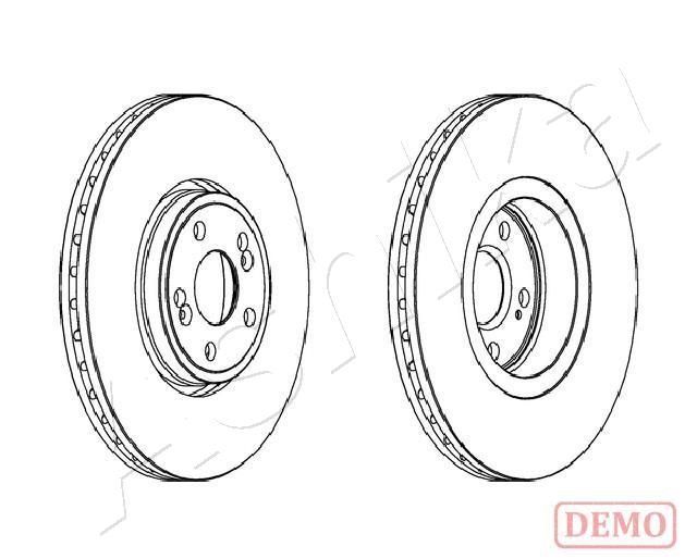 Stabdžių diskas ASHIKA 60-00-0704C
