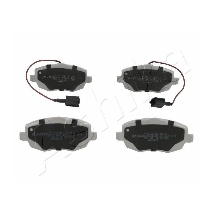 Stabdžių trinkelių rinkinys, diskinis stabdys ASHIKA 50-00-0024