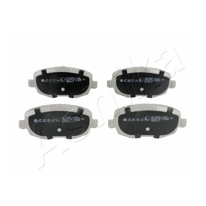 Stabdžių trinkelių rinkinys, diskinis stabdys ASHIKA 50-00-0025