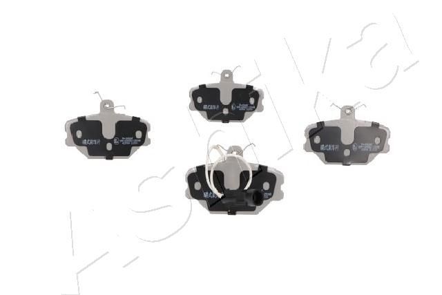 Stabdžių trinkelių rinkinys, diskinis stabdys ASHIKA 50-00-0062