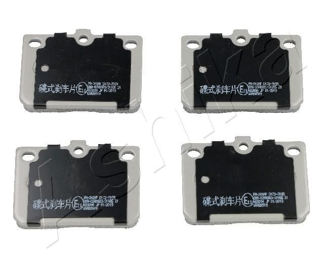 Stabdžių trinkelių rinkinys, diskinis stabdys ASHIKA 50-03-310