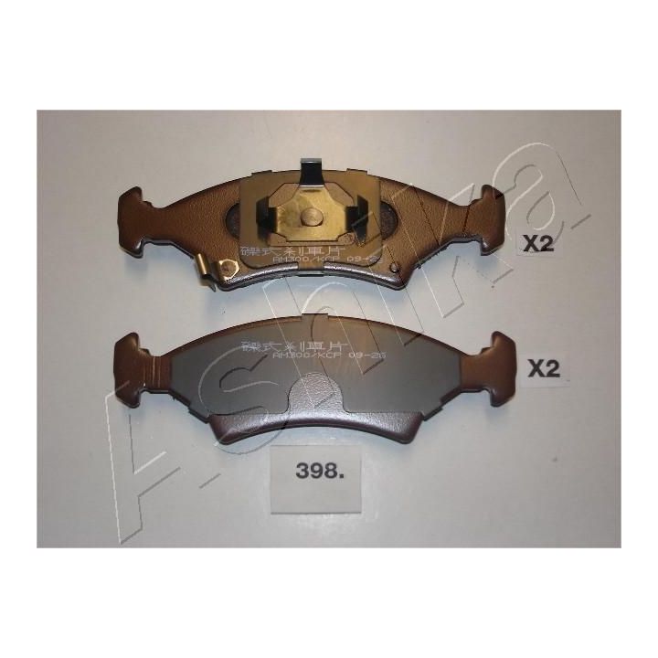 Stabdžių trinkelių rinkinys, diskinis stabdys ASHIKA 50-03-398