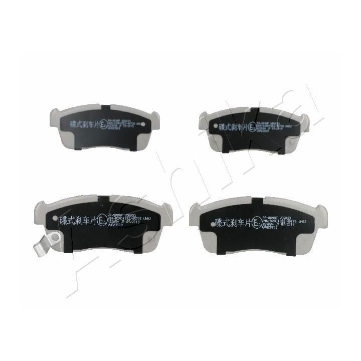 Stabdžių trinkelių rinkinys, diskinis stabdys ASHIKA 50-08-809