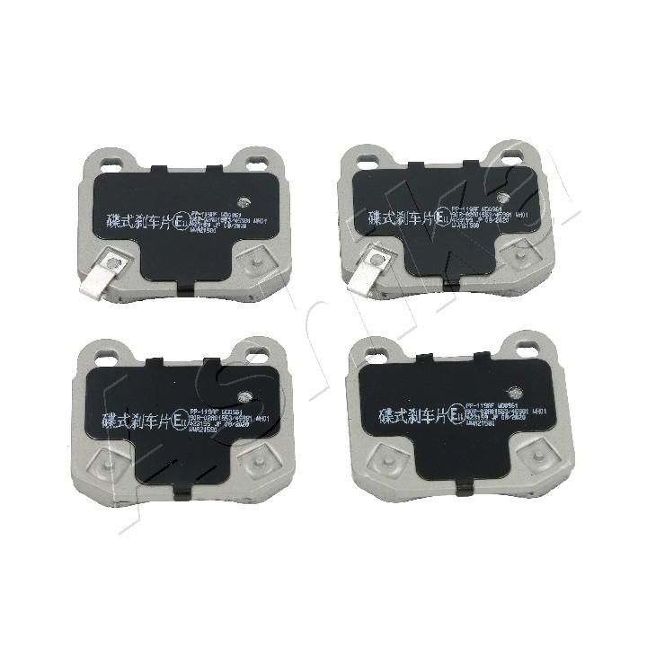 Stabdžių trinkelių rinkinys, diskinis stabdys ASHIKA 51-01-119