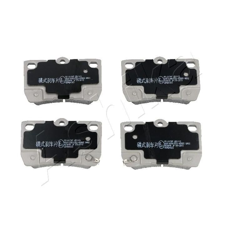 Stabdžių trinkelių rinkinys, diskinis stabdys ASHIKA 51-02-217