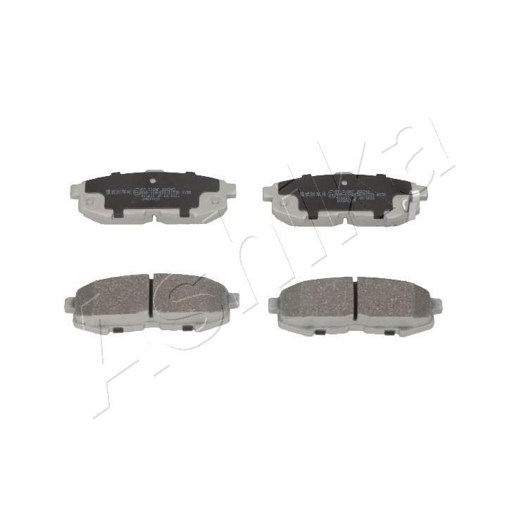 Stabdžių trinkelių rinkinys, diskinis stabdys ASHIKA 51-03-316