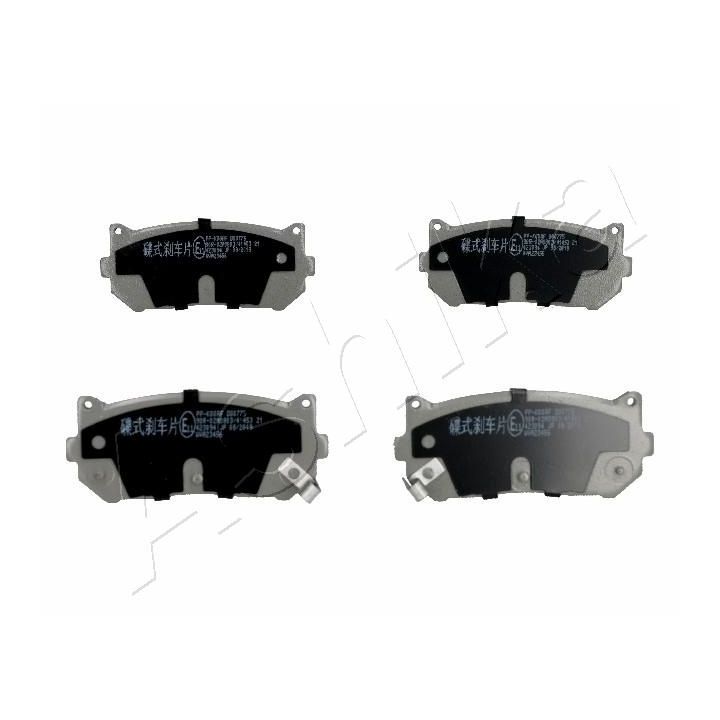 Stabdžių trinkelių rinkinys, diskinis stabdys ASHIKA 51-0K-K00