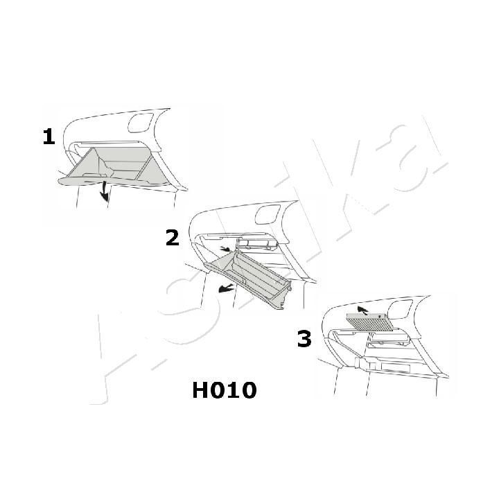 Filtras, salono oras ASHIKA 21-H0-H010