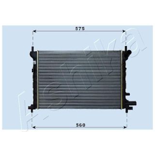 Radiatorius, variklio aušinimas ASHIKA RDA053061